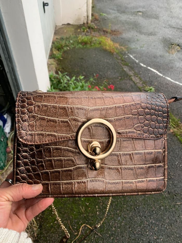Sac à main croco femme - photo numéro 2