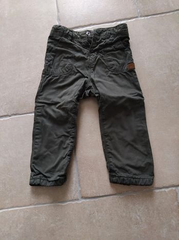 Vends pantalon doublé coton fin 18 mois