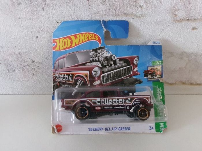 Véhicule Hot Wheels - 55 Chevy Bel Air Gasser - 63/250