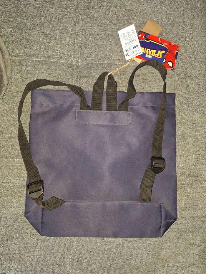 Sac en toile spider spider man - photo numéro 2