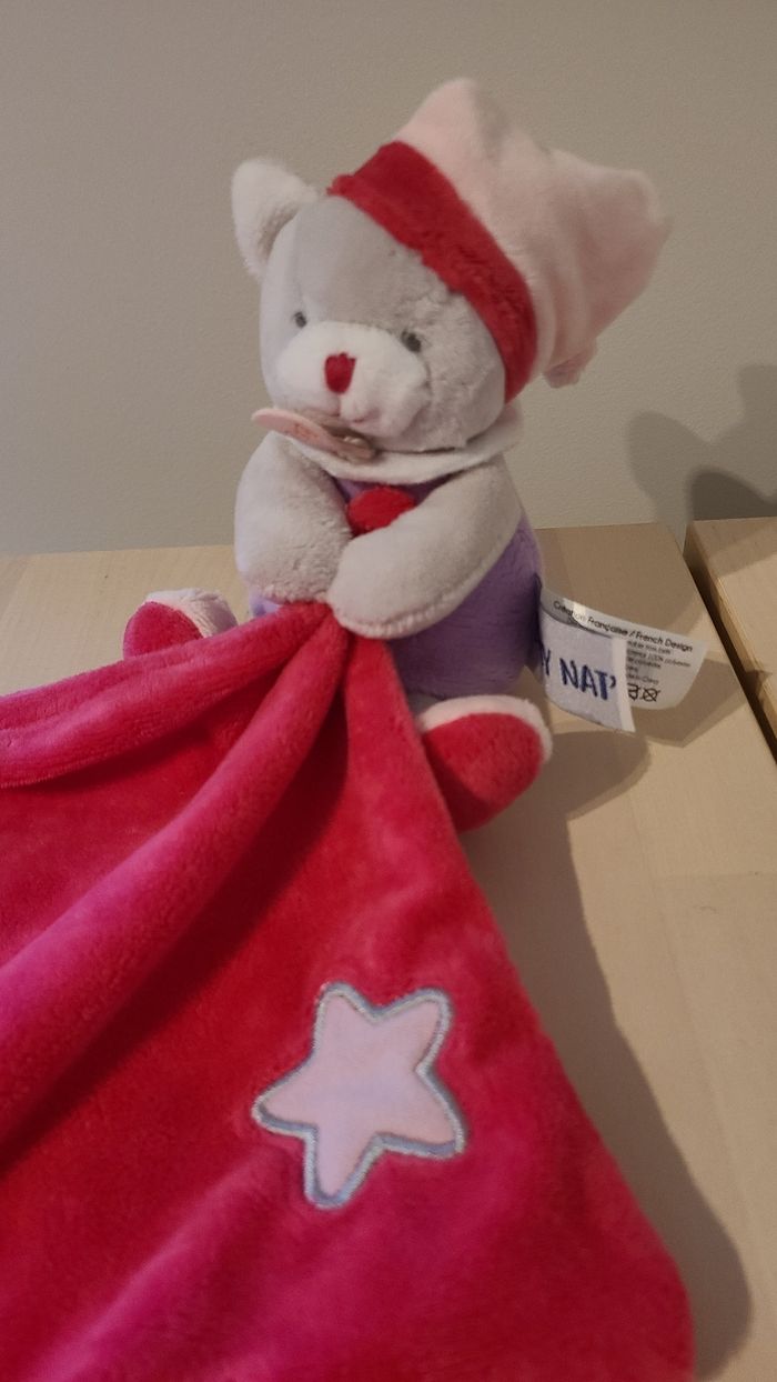 Doudou ours chat - photo numéro 4