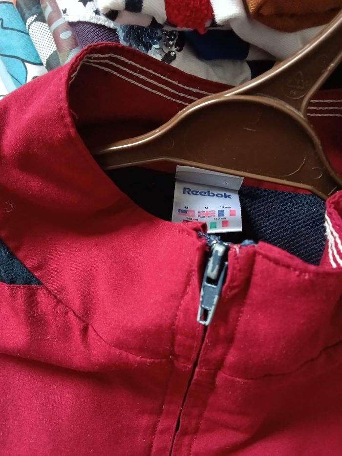 Veste Reebok bordeaux et multicolore - photo numéro 3