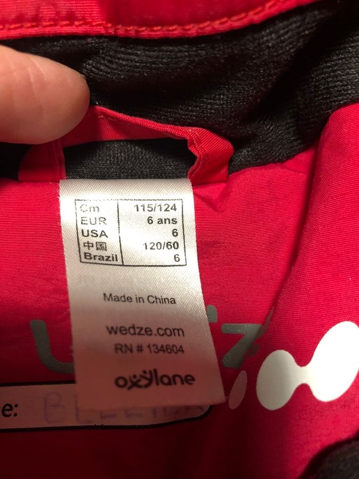 Combinaison ski 6 ans - photo numéro 4