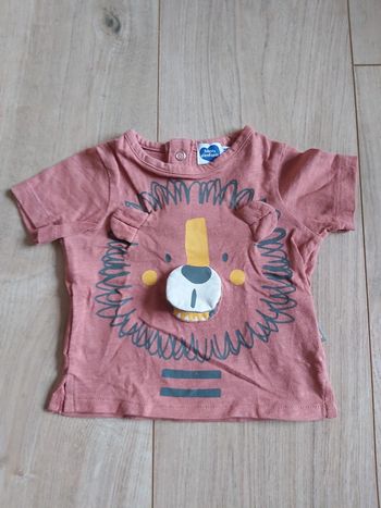 Tee-shirt garçon Mots d'enfants 3 mois en très bon état (78)