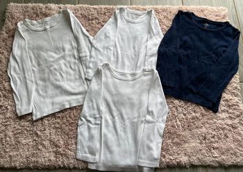 Lot de 4 maillots de corps 2/3 ans Tex