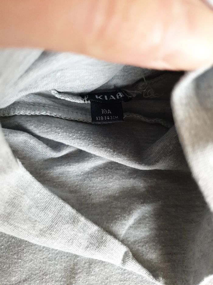 Sous pull gris fille 10 ans - photo numéro 6