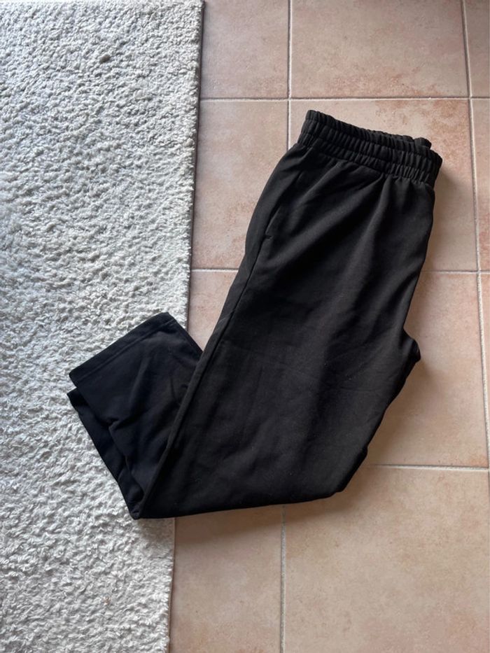 Jogging homme jambe large noir