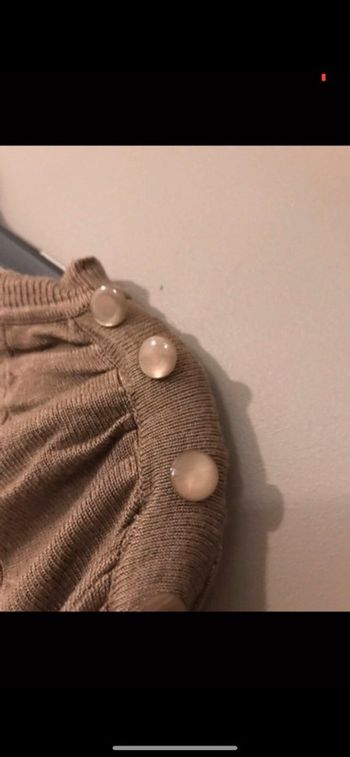 Robe pull taupe
