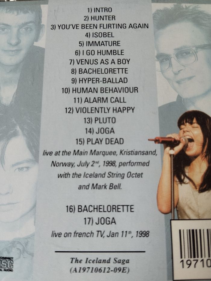 CD Bjork : The Iceland Saga (live Norway 1998) - photo numéro 10