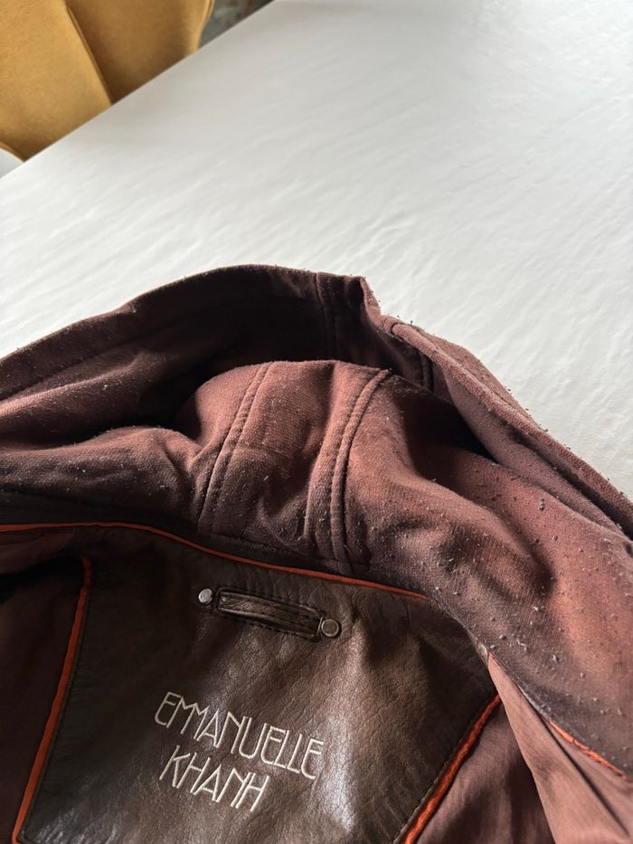 Blouson cuir homme taille M emanuelle khanh - photo numéro 9