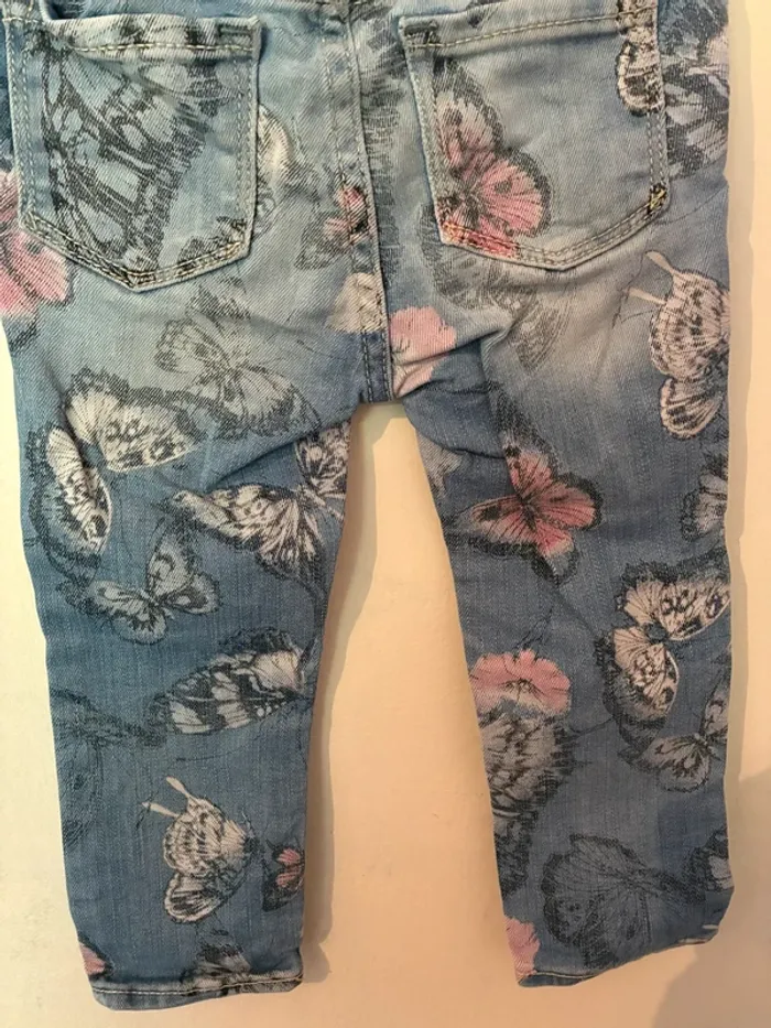 Magnifique jeans avec papillons, taille 2 ans, BabyGap. - photo numéro 9