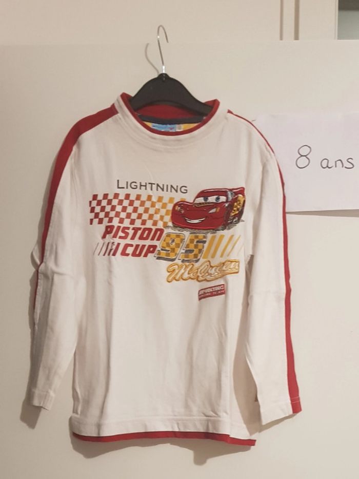 T-shirt ml cars Disney 8 ans