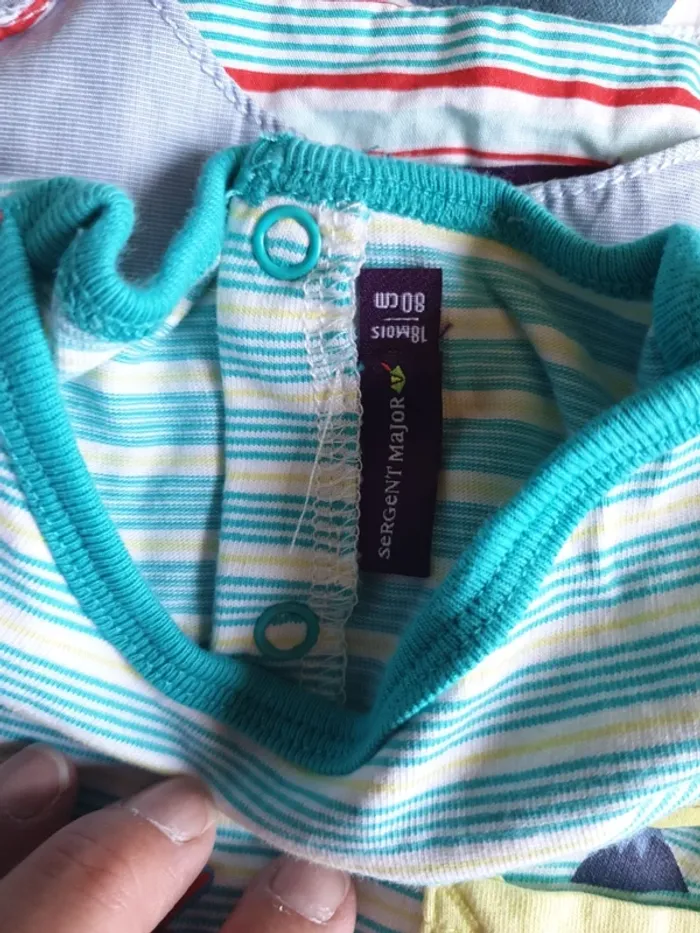 Lot 2 babygro sergent major 18 mois été - photo numéro 3