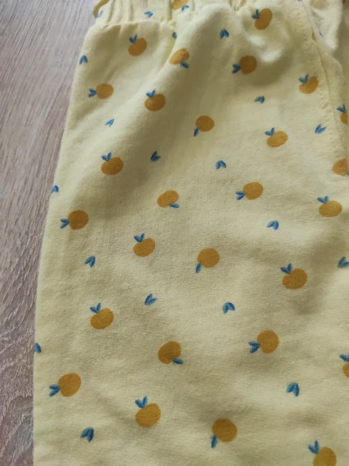 Pantalon bébé fille jaune 12 mois - photo numéro 5