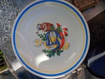 lot 6 assiettes creuses pour moules