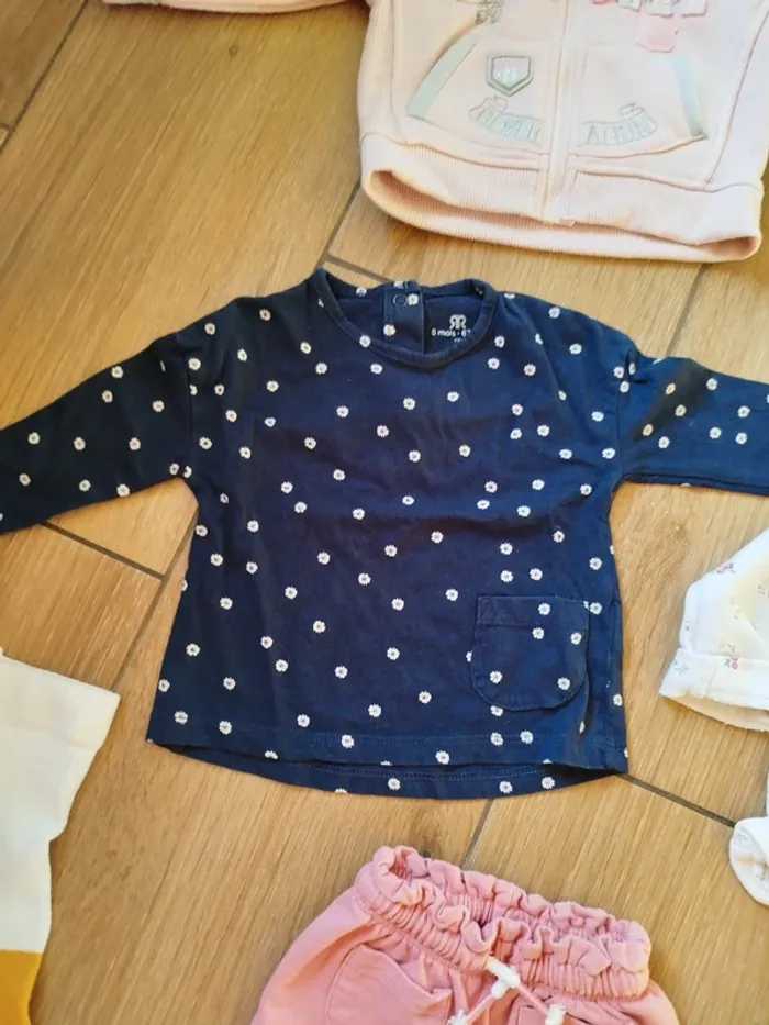 Lot vêtements automne/hiver bébé fille 6 mois - photo numéro 5