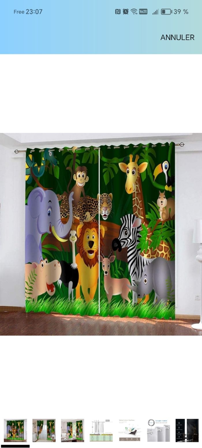 Lot décoration jungle chambre