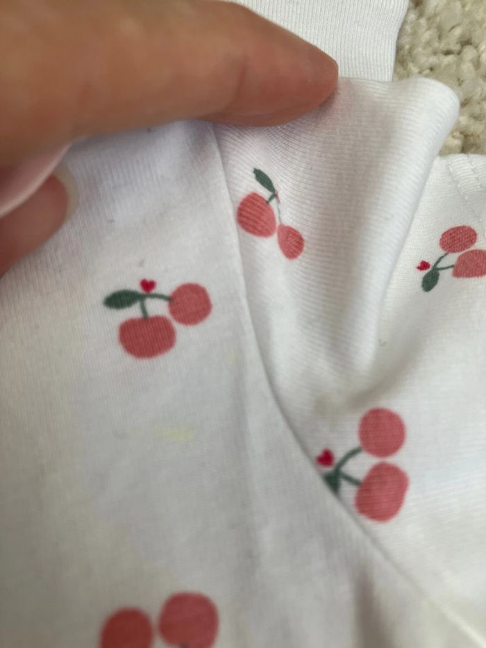 Lot de 3 bodies assortis manches courtes avec col, chics, fille - Obaibi - 3 mois - photo numéro 6