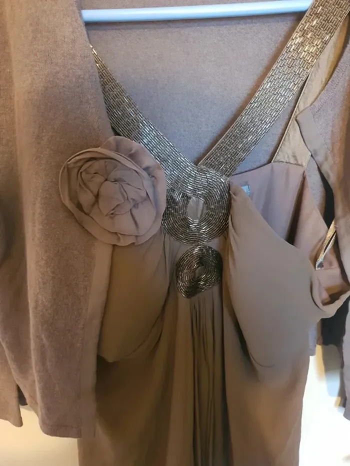 Ensemble robe et gilet été 1 2 3 taille 38 - photo numéro 4