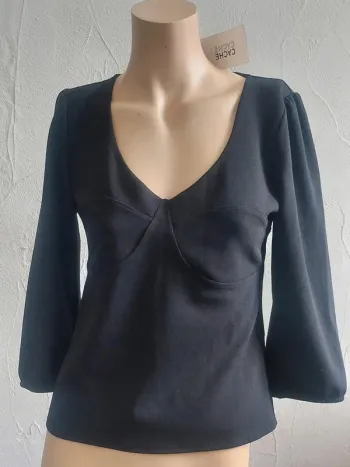Joli haut Cache Cache noir Taille M