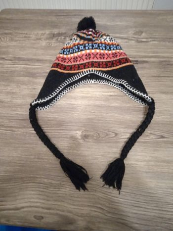 Bonnet péruvien fille 8/12 ans
