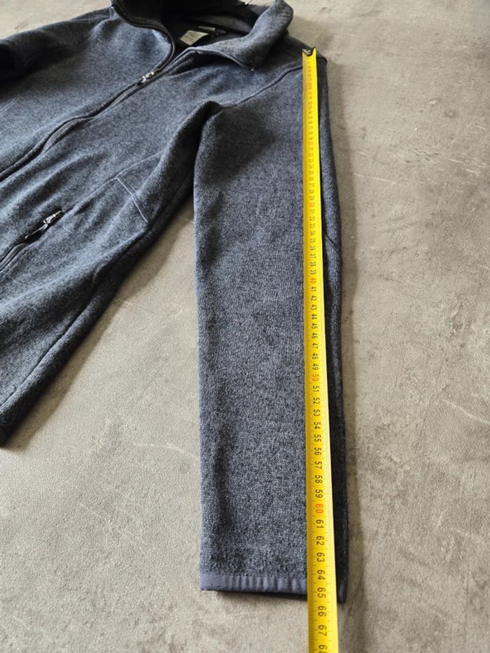 Veste polaire zippée Champion grise femme coupe cintrée col montant taille L - photo numéro 8