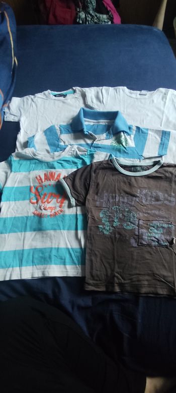 Lot 5 tee shirt enfant 