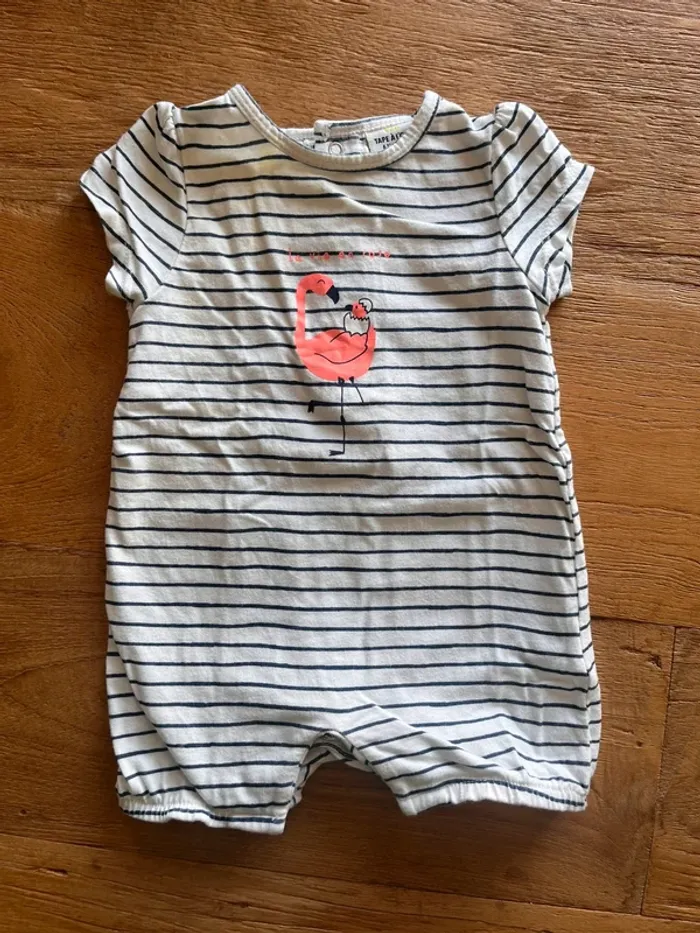 Combinaison short 6 mois Tape à l’œil