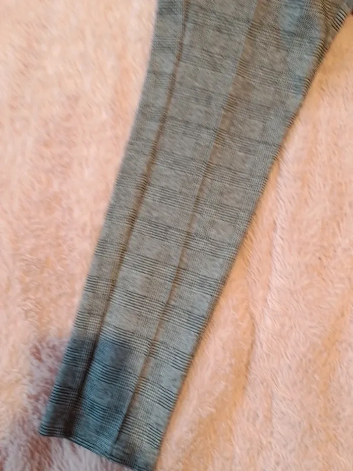 Pantalon leggings femme a carreaux - photo numéro 2