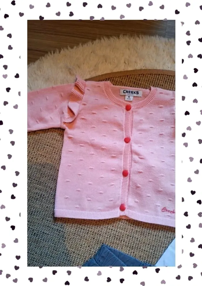 Bel ensemble fille taille 6m comme neuf - photo numéro 2