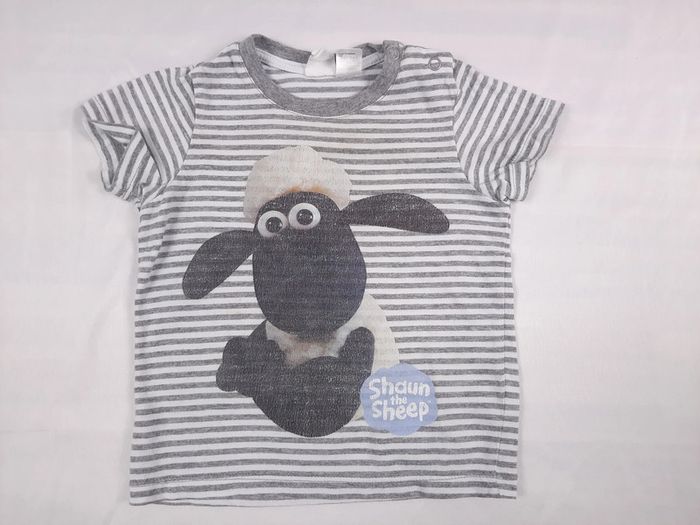 tee shirt H&M, 6/9 mois