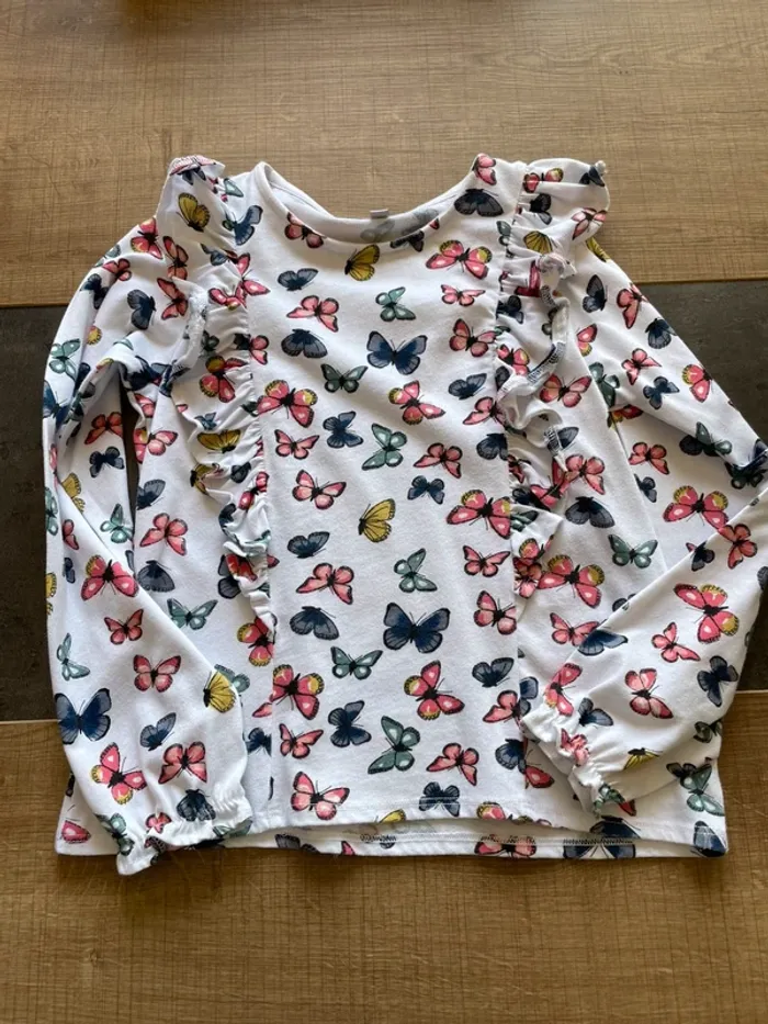 T-shirt 8 ans papillon
