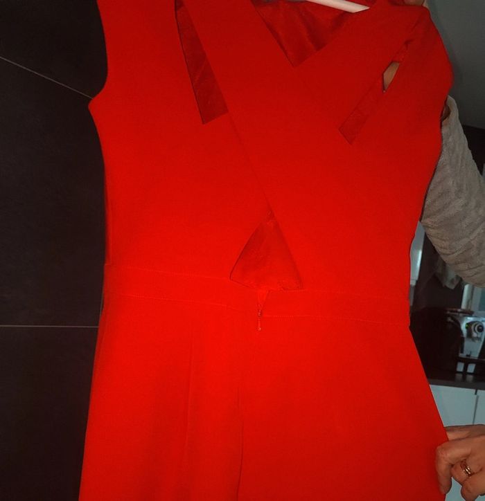 Robe cocktail longue rouge Spotlight by Warehouse - photo numéro 8