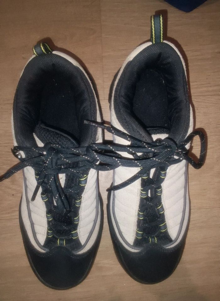 Baskets randonnée beige/noires Quechua - photo numéro 2