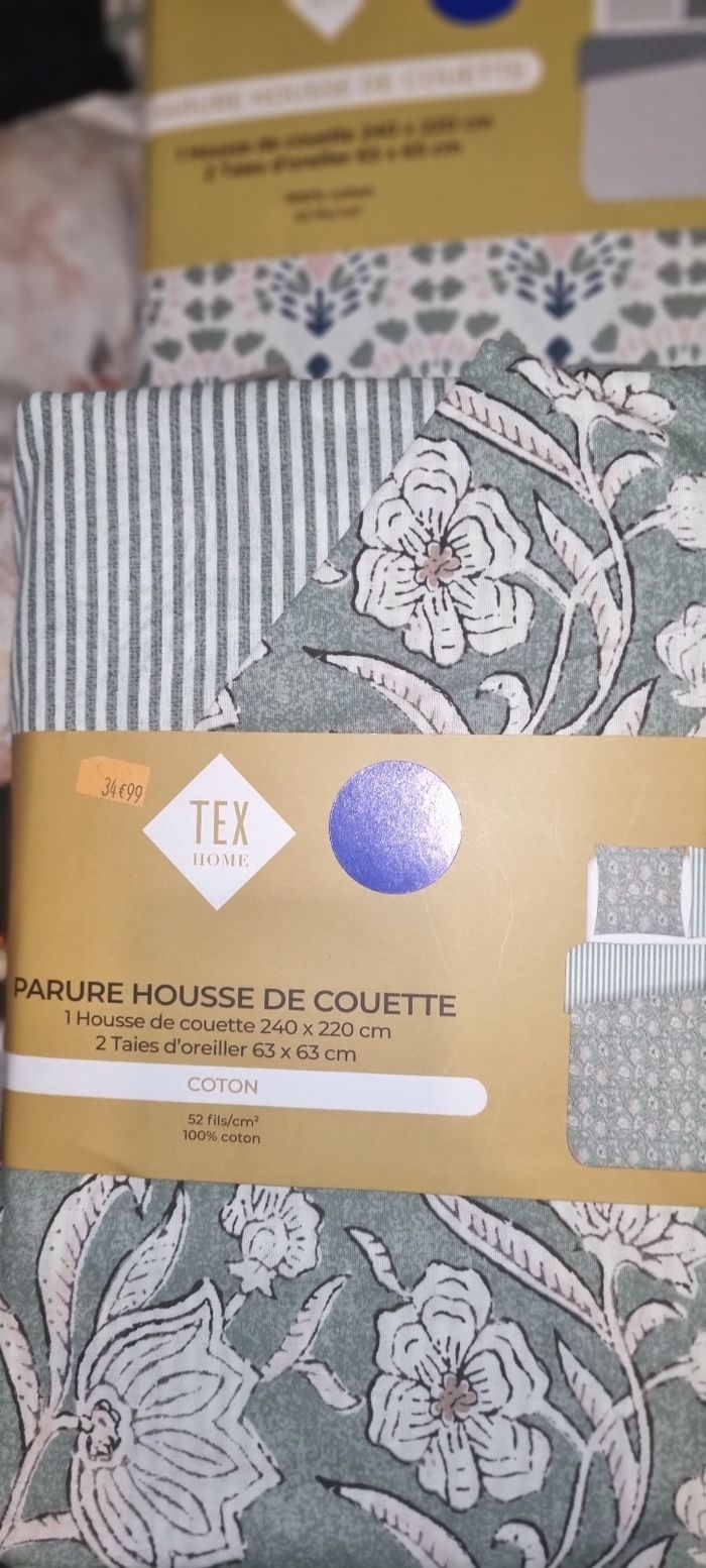 3 lits de parures deux places - photo numéro 2