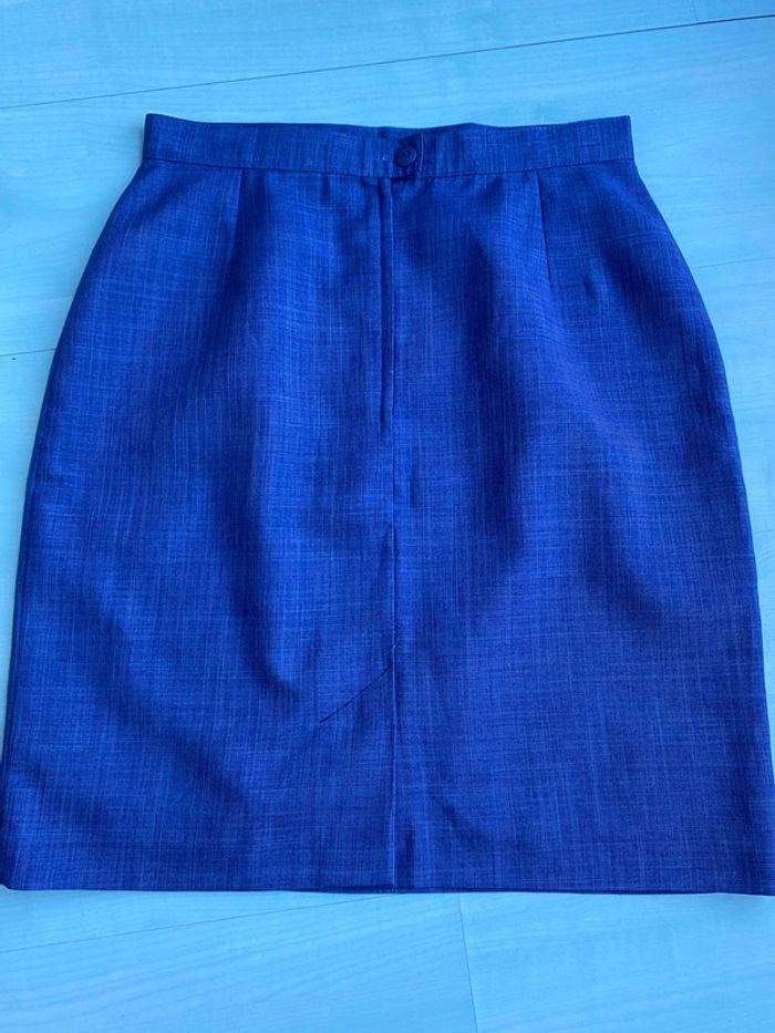 Tailleur jupe bleu taille 42 - photo numéro 7