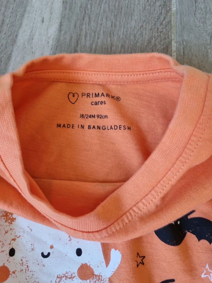 Ensemble pantalon velour et t-shirt manches longues 18 mois - photo numéro 3