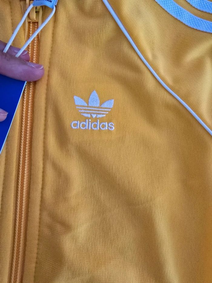 Ensemble jogging Adidas jaune - photo numéro 5