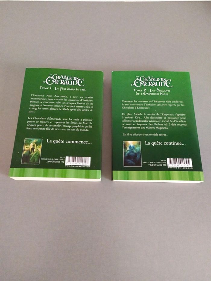 Les chevaliers d'émeraude Tomes 1 et 2 - photo numéro 2