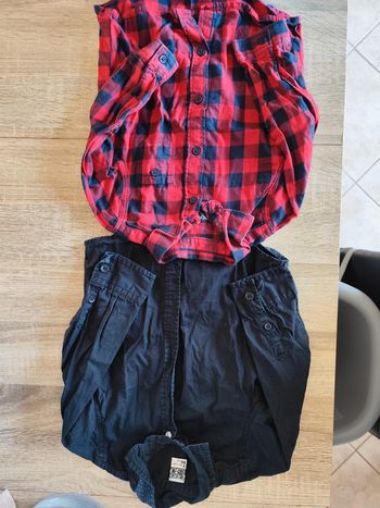 Lot de 2 chemises 24 mois