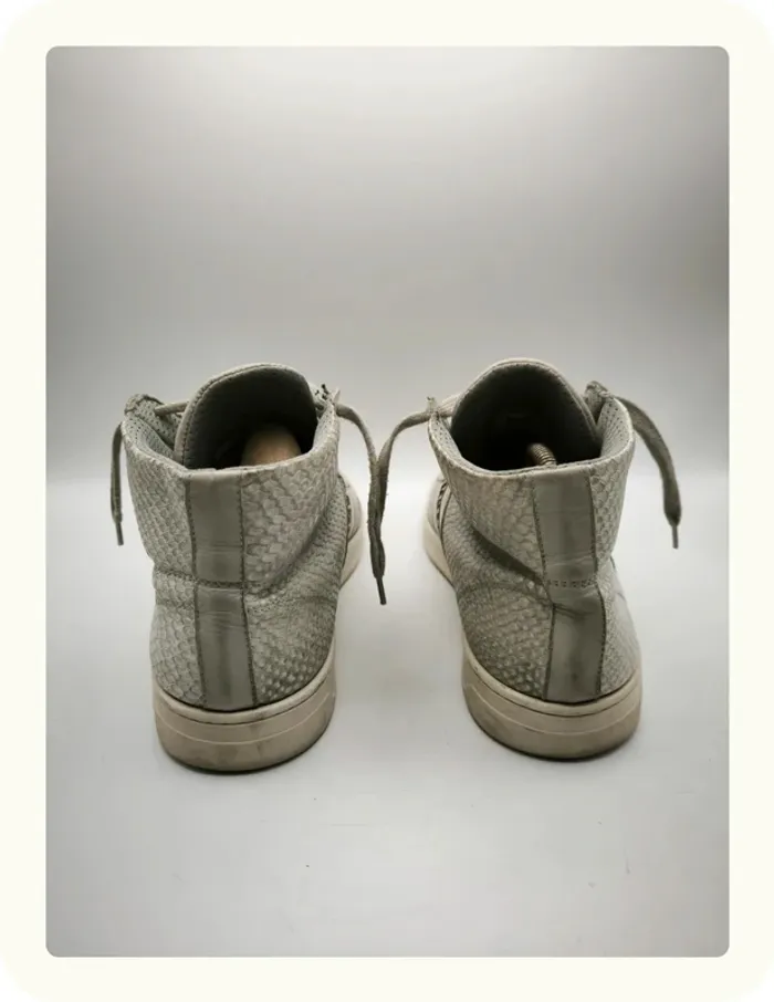Baskets montantes effet écailles reptile Homme Taille 42 - photo numéro 5