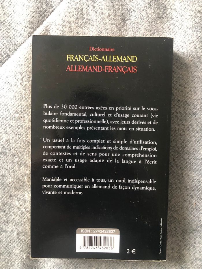 Dictionnaire français allemand maxi poche - photo numéro 3