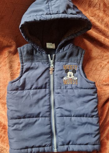 Doudoune Mickey sans manches