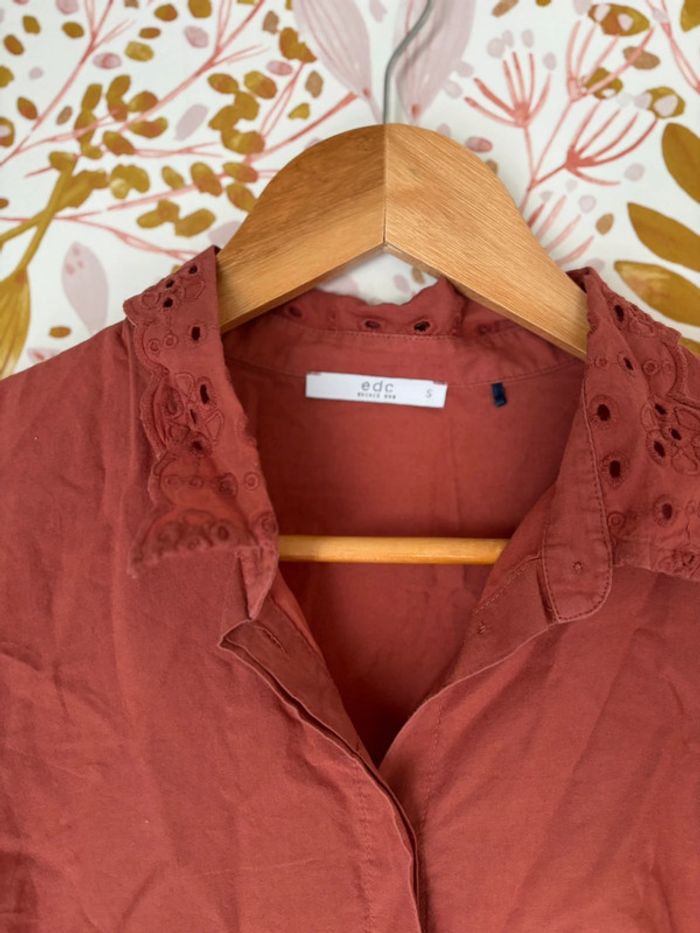 Blouse esprit avec broderies anglaises - photo numéro 2