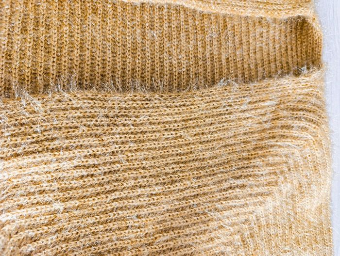 Veste boléro en laine moutarde BOU'S Taille unique - photo numéro 4