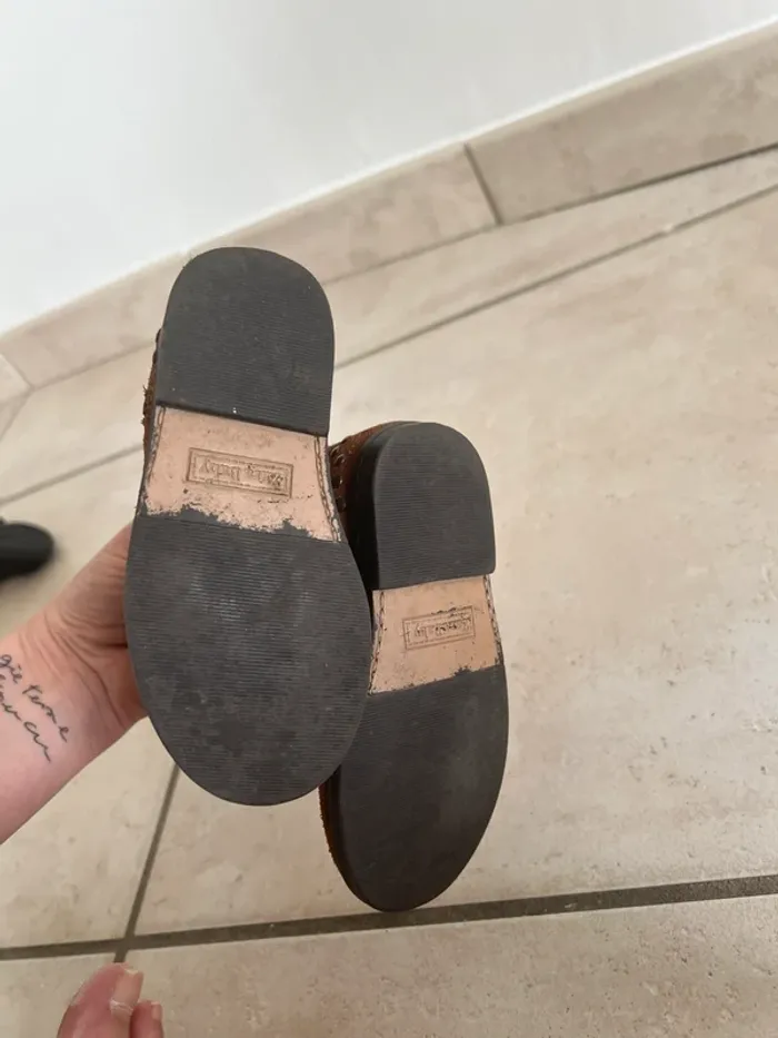 Bottines Zara camel clouté - photo numéro 4