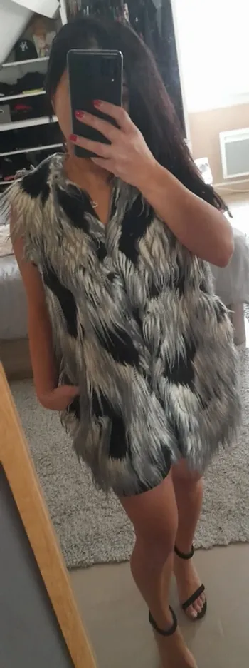 Veste longue sans manches Pull&Bear