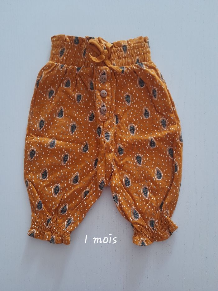 Pantalon fille été 1 mois