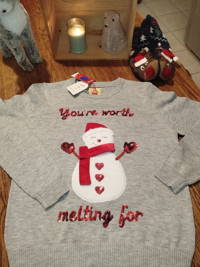 Pull de Noël mixte T.L