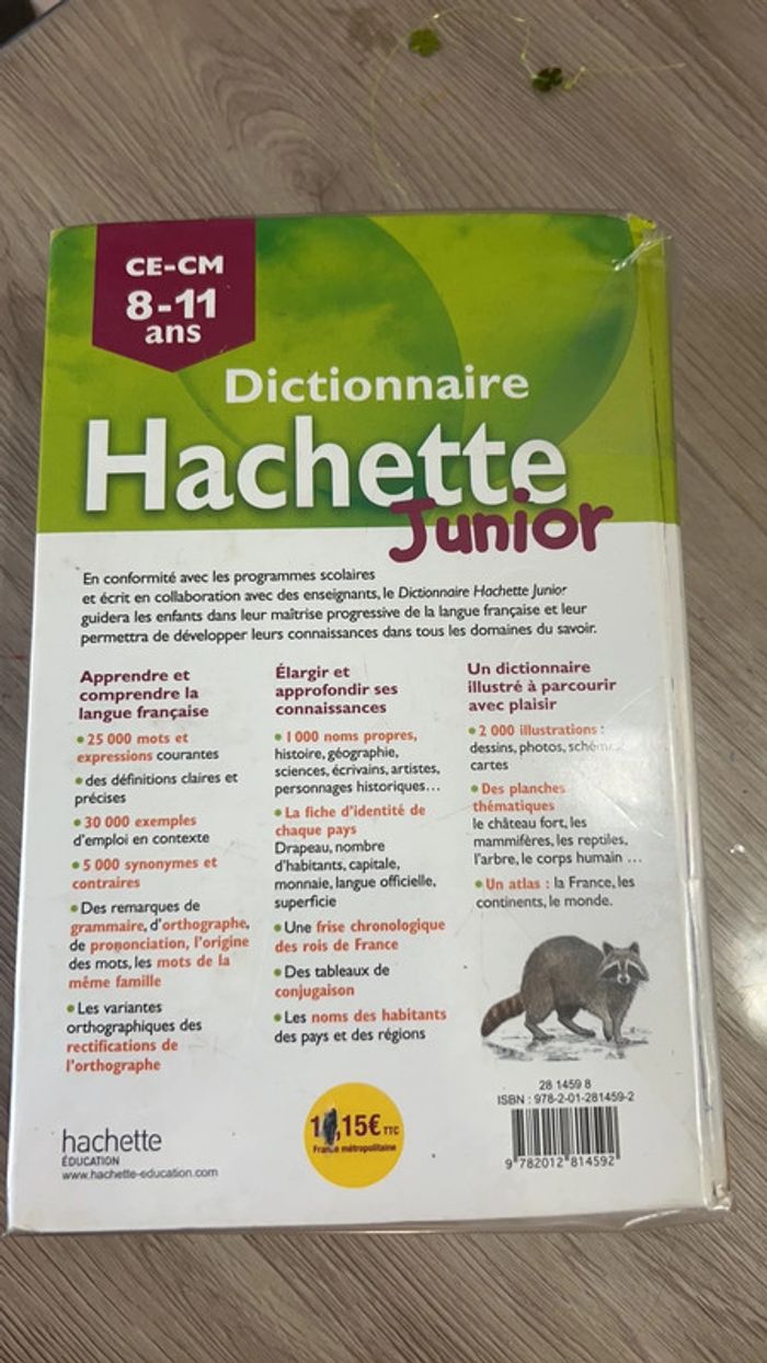 Dictionnaire Hachette Junior 8-11 ans - photo numéro 2